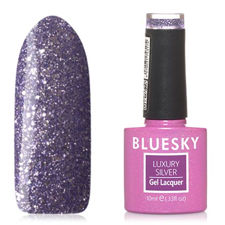 Гель-лак Bluesky Luxury Silver №485