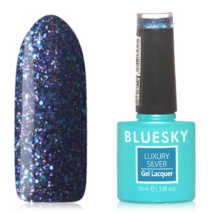 Гель-лак Bluesky Luxury Silver №614