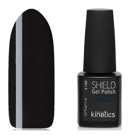 Гель-лак Kinetics Shield №188, Jet Black