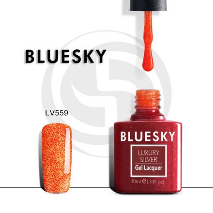 Гель-лак Bluesky Luxury Silver №559