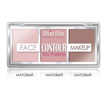 Alvin D'or, Палетка Face Contour Make Up, light