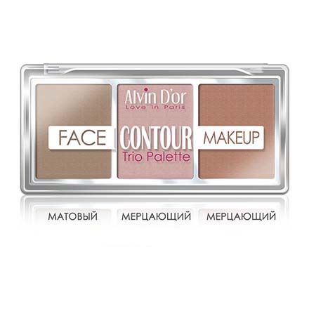 Alvin D'or, Палетка Face Contour Make Up, dark