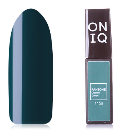 Гель-лак ONIQ Pantone №115s, Quetzal Green