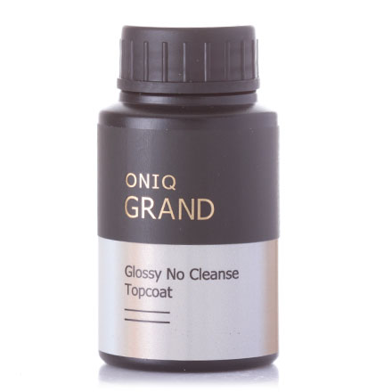 ONIQ, Топ Glossy No Cleanse, 30 мл