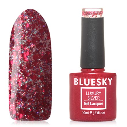 Гель-лак Bluesky Luxury Silver №556