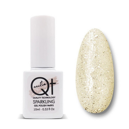 Гель-лак QT Sparkling №001