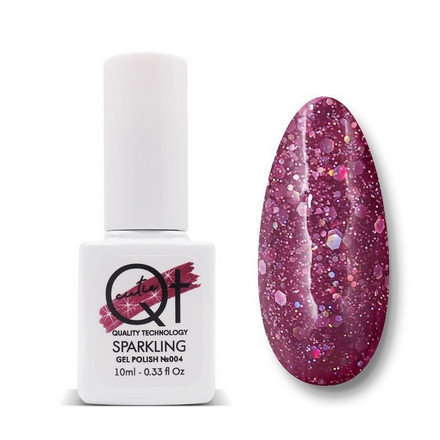 Гель-лак QT Sparkling №004