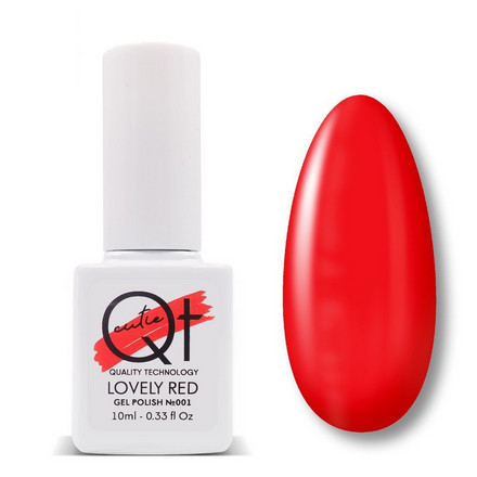 Гель-лак QT Lovely Red №001