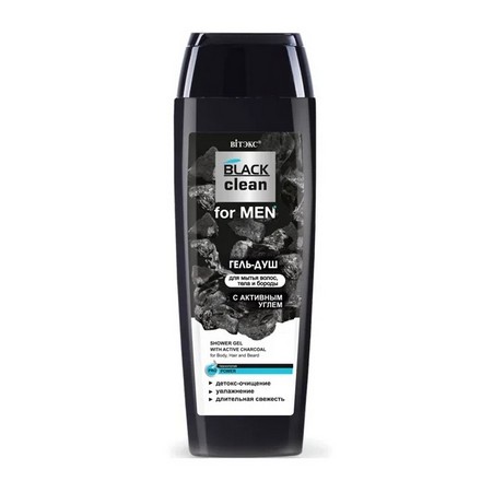 Витэкс, Гель-душ Black Clean, 400 мл