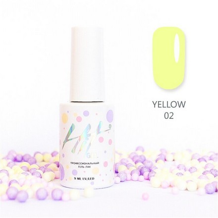 Гель-лак HIT Gel Yellow №02