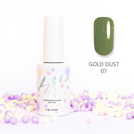 Гель-лак HIT Gel Gold Dust №07