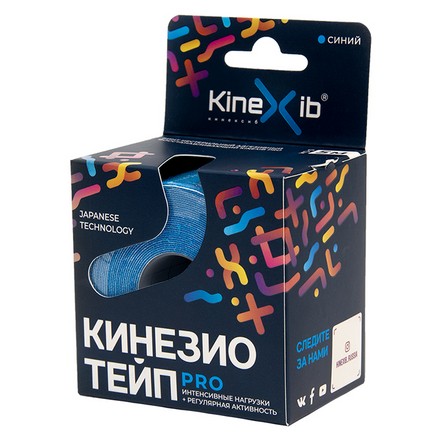 Kinexib, Кинезио-тейп Pro, синий