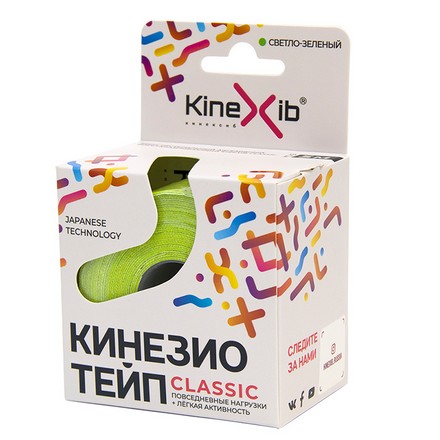 Kinexib, Кинезио-тейп Classic, светло-зеленый