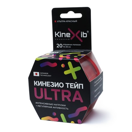 Kinexib, Кинезио-тейп Ultra, красный