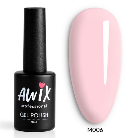 AWIX Professional, Гель-лак Milky №006