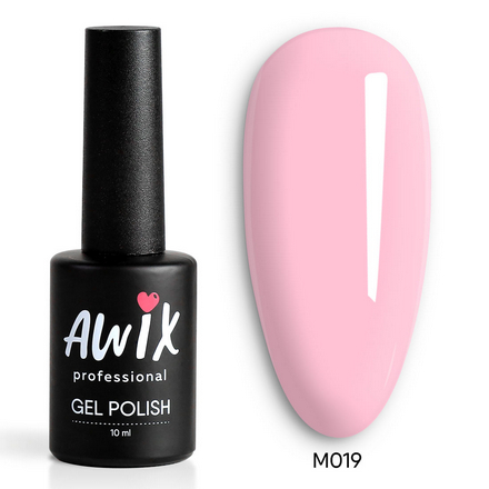 AWIX Professional, Гель-лак Milky №019