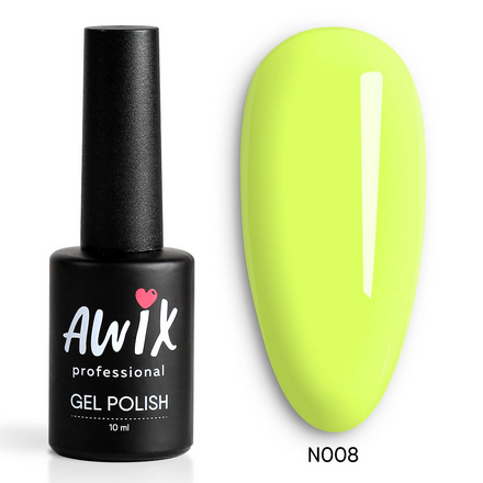 AWIX Professional, Гель-лак Neon №008