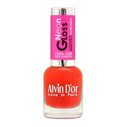 Alvin D'or, Лак-гель Neon Gloss №06