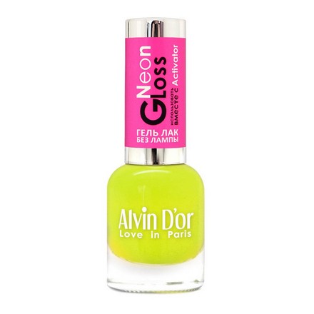 Alvin D'or, Лак-гель Neon Gloss №14