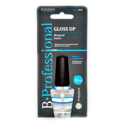 BHM Professional, Топ для ногтей Gloss Up, 15 мл