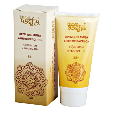 Aasha Herbals, Крем для лица «Антивозрастной», 30 г