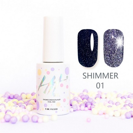 HIT gel, Гель-лак Shimmer №01