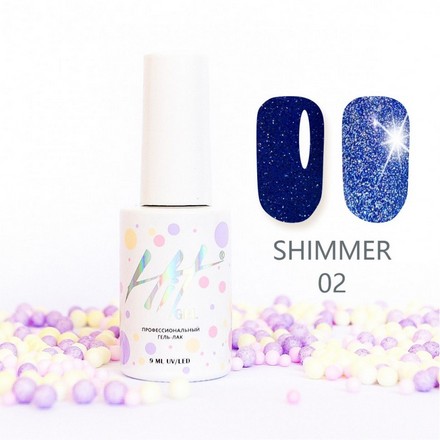 HIT gel, Гель-лак Shimmer №02