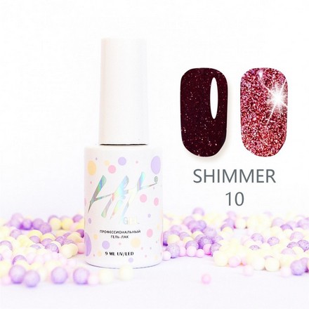 HIT gel, Гель-лак Shimmer №10