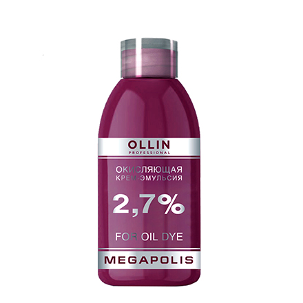 OLLIN, Окисляющая мини-крем-эмульсия Megapolis 2.7%, 75 мл