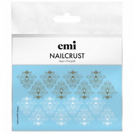 EMI, Трафареты-слайдеры Nailcrust №61 «Грация»