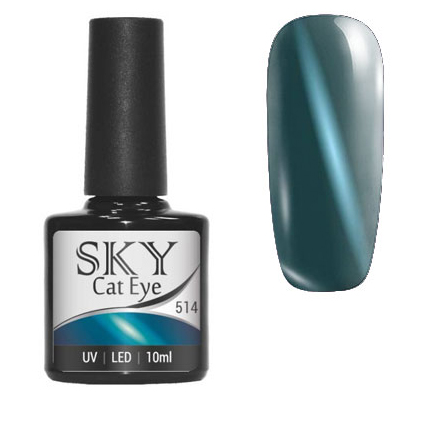 Гель-лак SKY Cat Eye №514