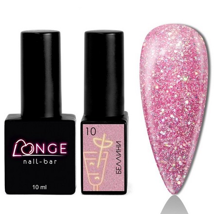 Гель-лак LONGE nail-bar «Беллини» №10