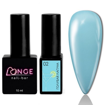 Гель-лак LONGE nail-bar «Голубая лагуна» №02