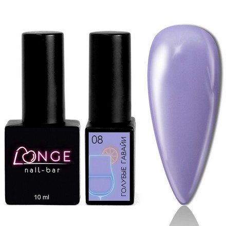 Гель-лак LONGE nail-bar «Голубые Гавайи» №08