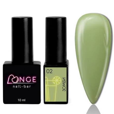 Гель-лак LONGE nail-bar «Зомби» №02