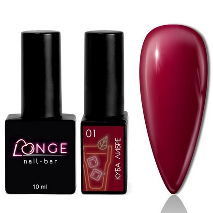 Гель-лак LONGE nail-bar «Куба либре» №01