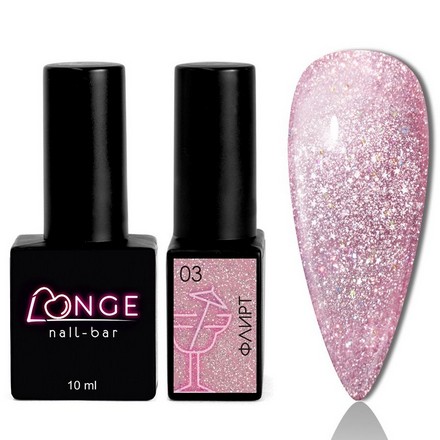 Гель-лак LONGE nail-bar «Флирт» №03