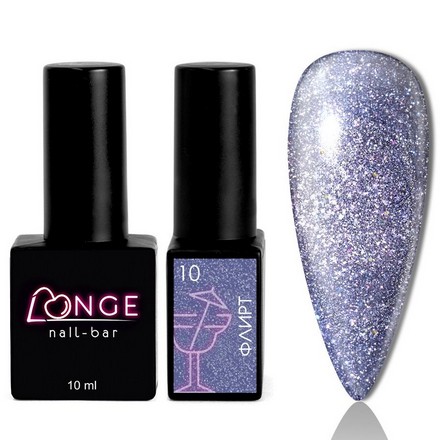 Гель-лак LONGE nail-bar «Флирт» №10