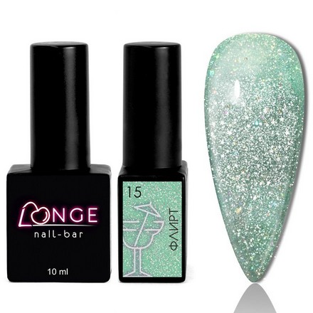 Гель-лак LONGE nail-bar «Флирт» №15