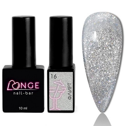 Гель-лак LONGE nail-bar «Флирт» №16