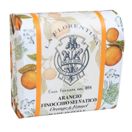 La Florentina, Мыло Orange & Wild Fennel, 106 г