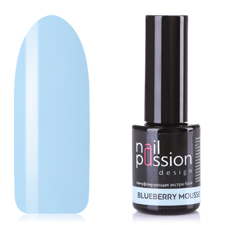 Nail Passion, База Blueberry Mousse, 10 мл