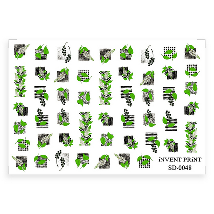 iNVENT PRiNT, Слайдер-дизайн «Черемуха. Веточки» №SD-48