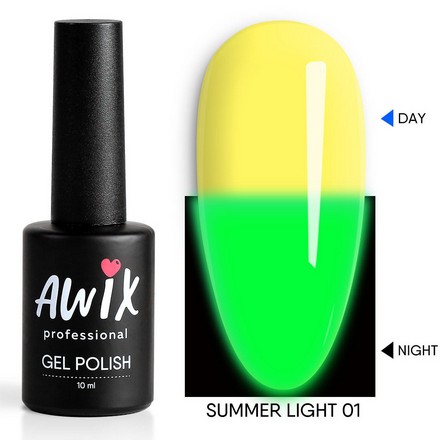 AWIX Professional, Гель-лак Summer Light №01