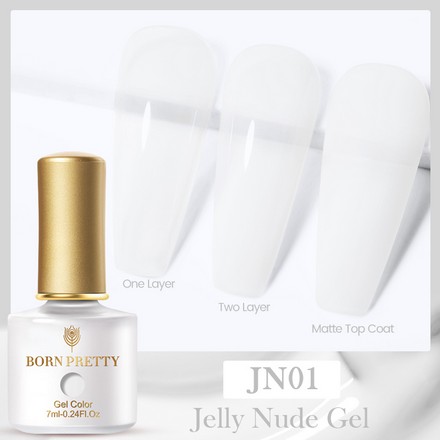 Гель-лак Born Pretty Jelly Nude №01