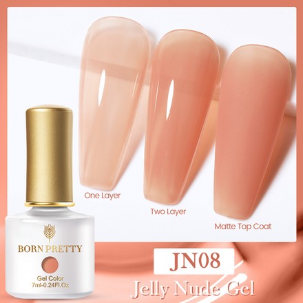 Гель-лак Born Pretty Jelly Nude №08