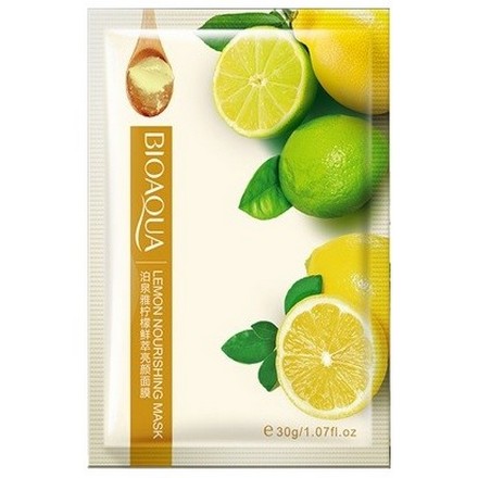 Bioaqua, Маска для лица Lemon Nourishing, 30 г