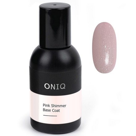 ONIQ, База Pink Shimmer, 50 мл