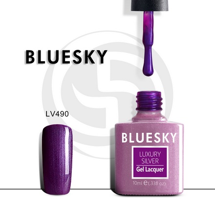 Гель-лак Bluesky Luxury Silver №490