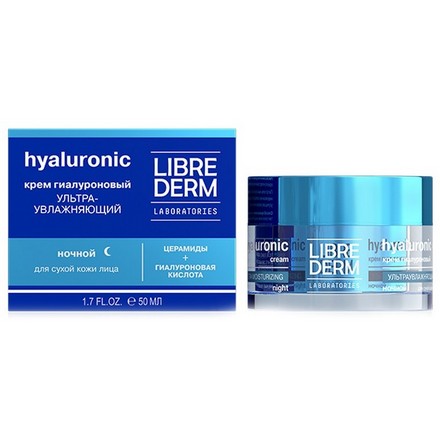 LIBREDERM, Ночной крем Hyaluronic «Ультраувлажняющий», 50 мл